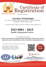 ISO 9001:2015 Certification for years 2022 - 2023