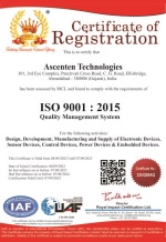 ISO 9001:2015 Certification for years 2022 - 2023